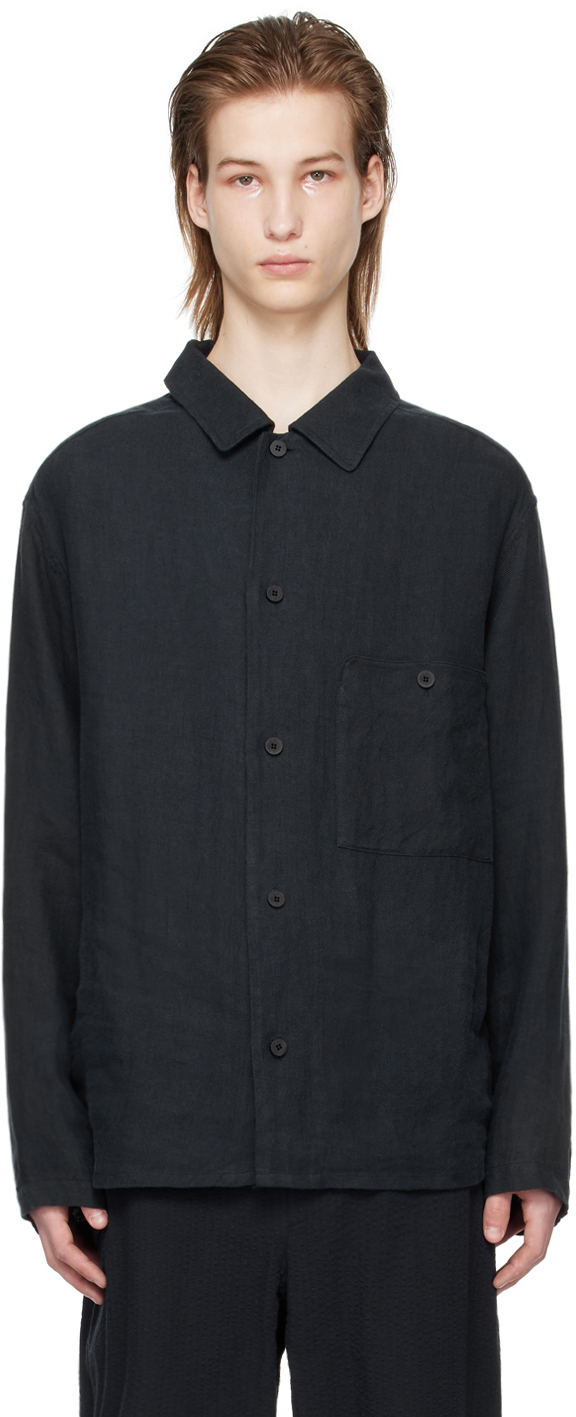 Shop Document Navy French Shirt