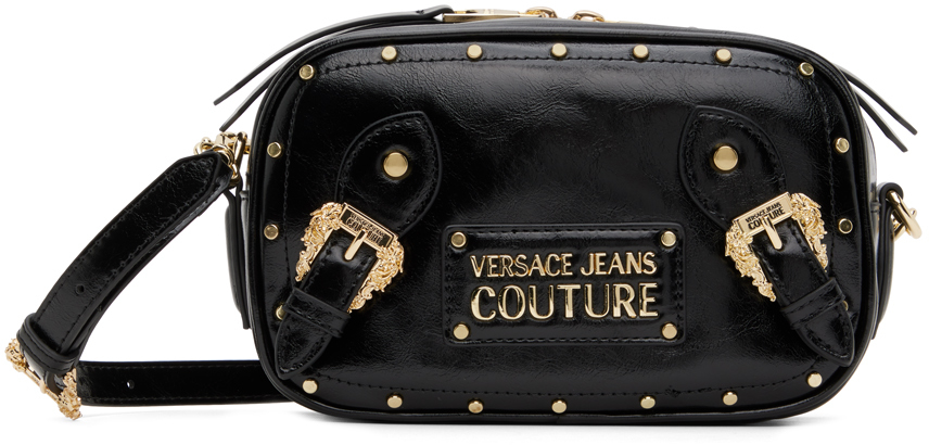 Versace Jeans Couture SSENSE Exclusive Black Biker Bag