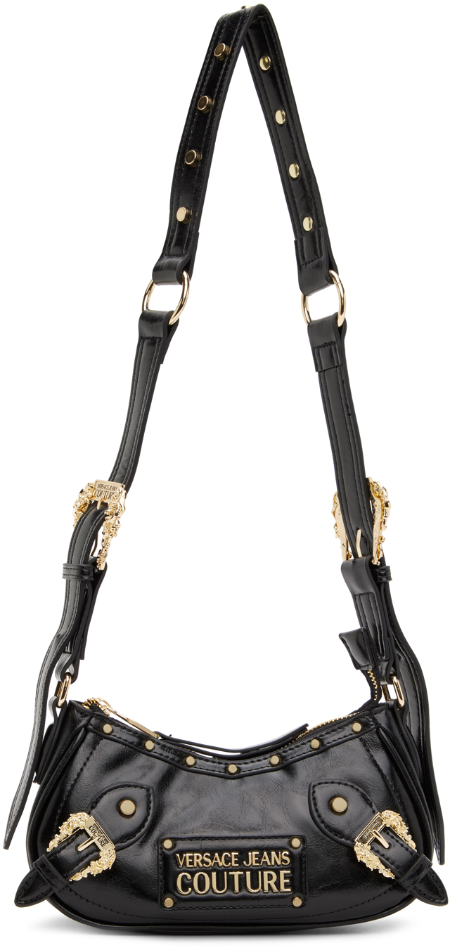 Versace Jeans Couture SSENSE Exclusive Black Small Biker Bag
