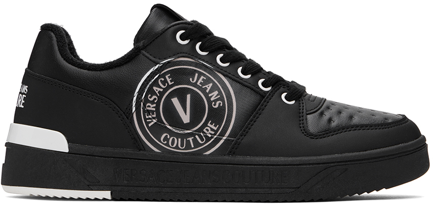 Shop Versace Jeans Couture Black Starlight Sneakers In E889 Black
