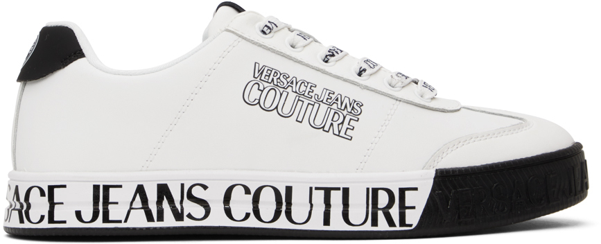 Versace Jeans Couture White Court 88 Sneakers In E003 White