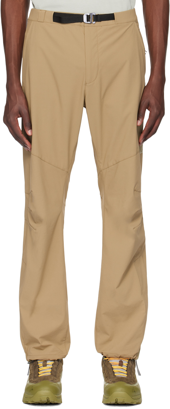 Roa Khaki Technical Trousers In Aloe