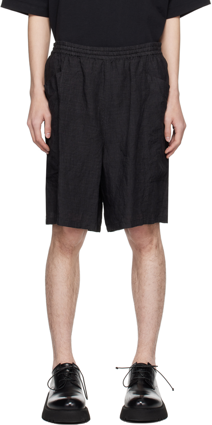 Black Drawstring Shorts