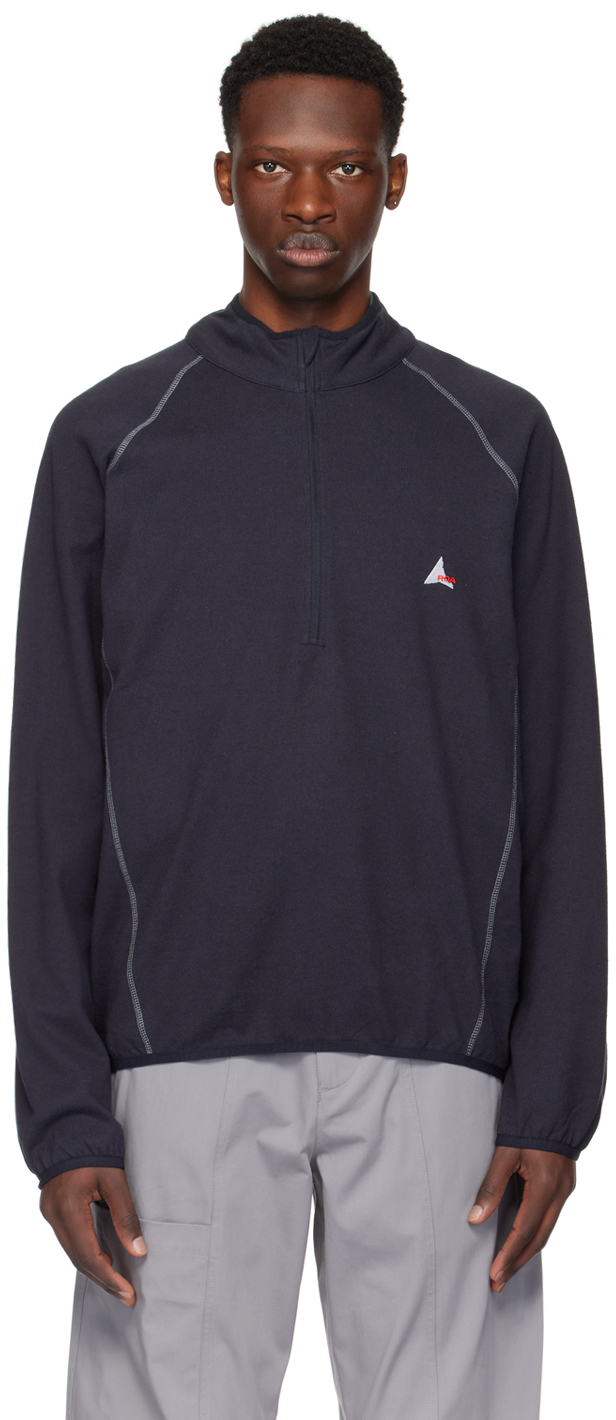 Heavy Half Zip Black – ROA