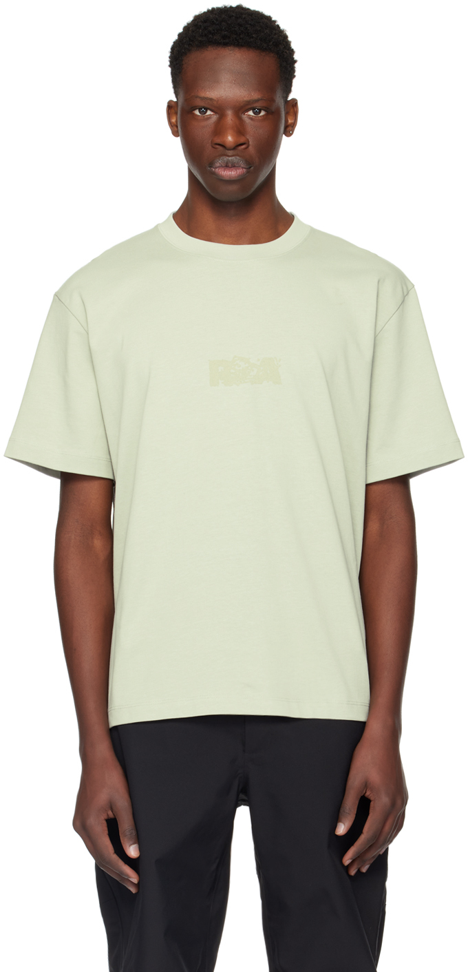 Roa Gray Printed T-shirt In Miriage Grey