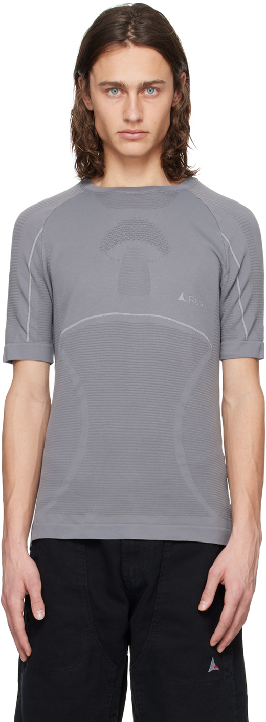 Gray Seamless T-Shirt