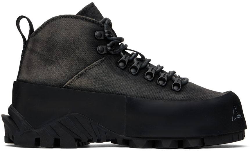 Shop Roa Black Cvo Boots In Black Blk0001