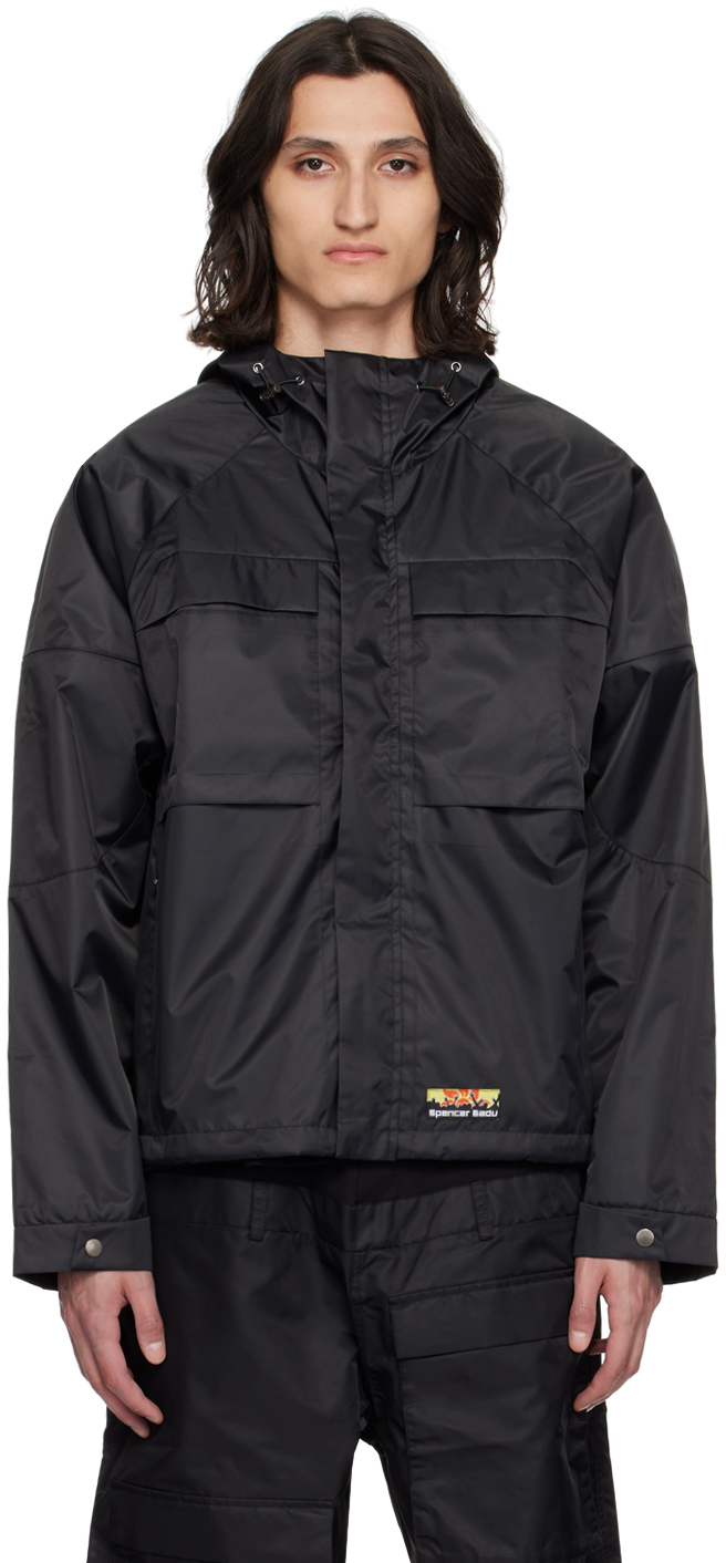 Spencer Badu Black Water-repellent Jacket