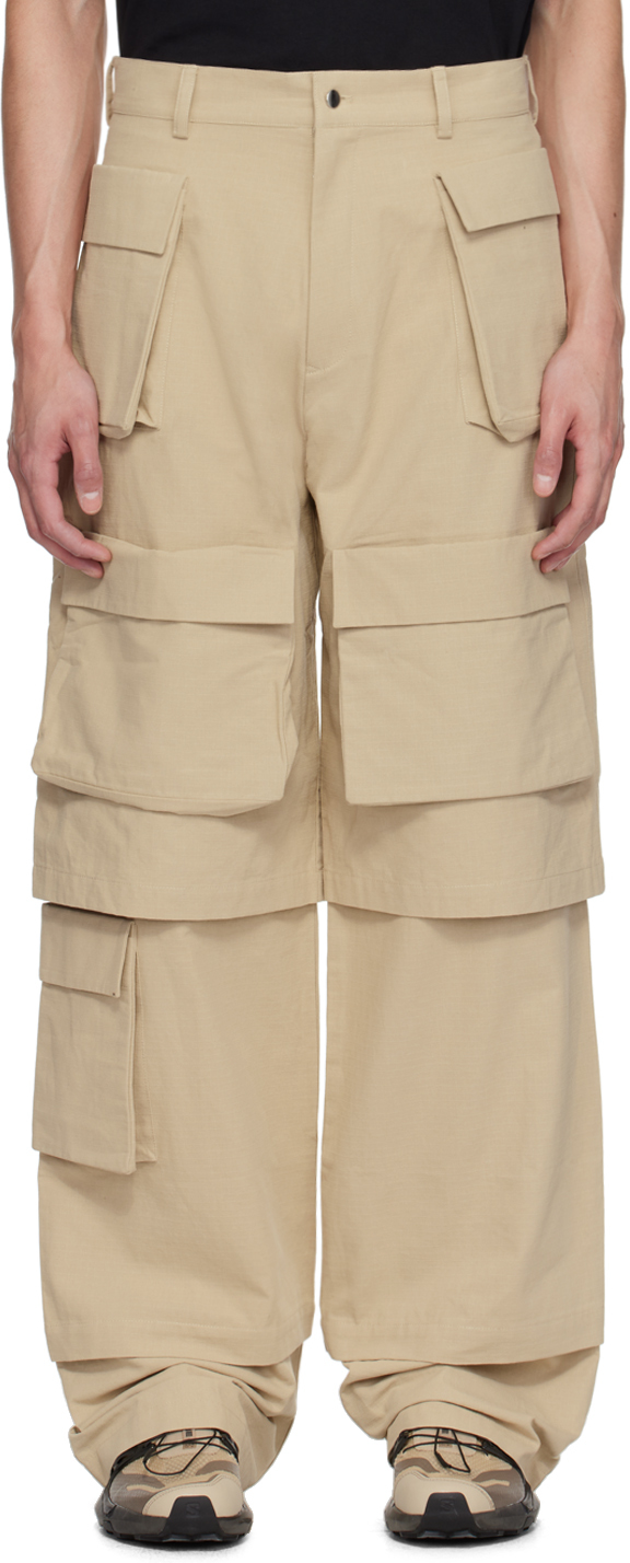 BEIGE SAFARI PANT – SPENCER BADU