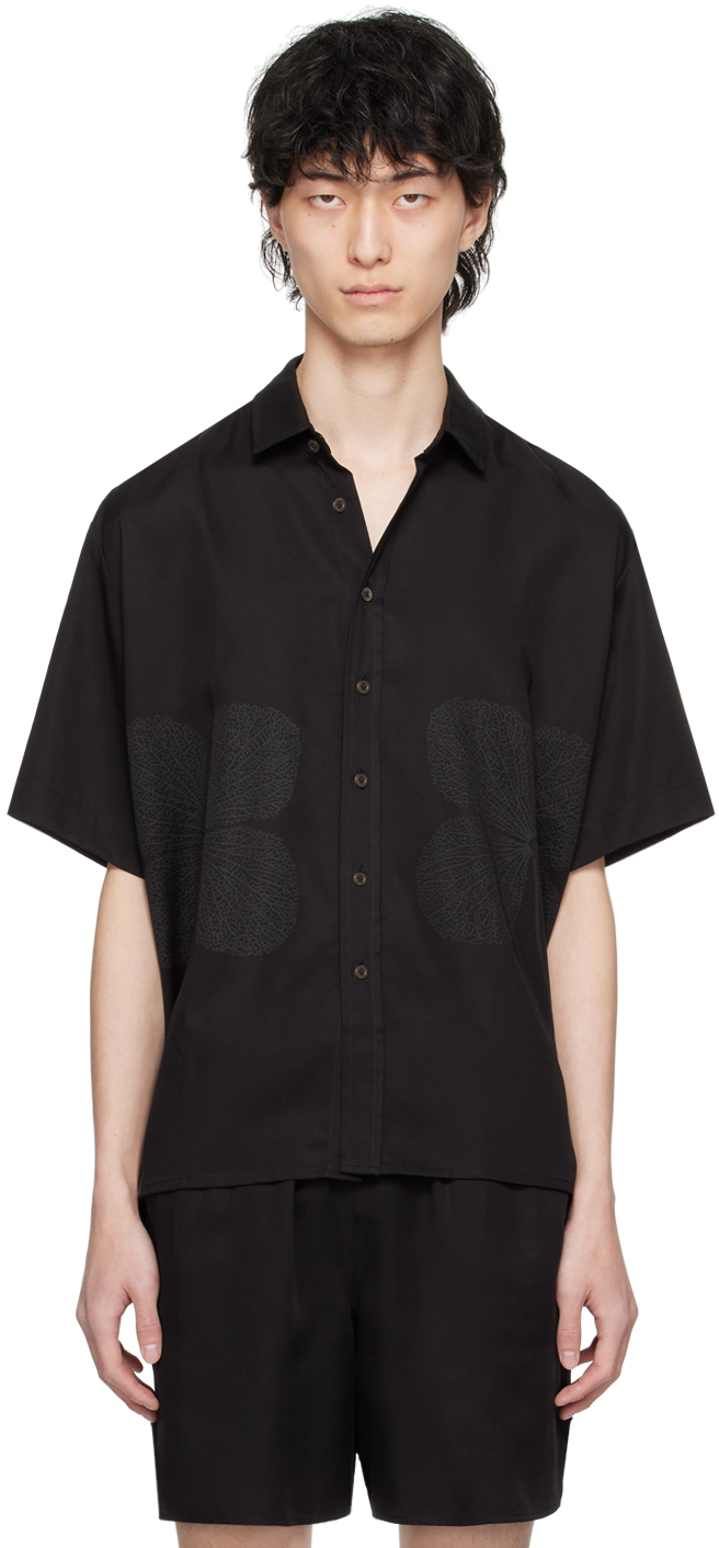 Shop Small Talk Studio Black Printed Shirt