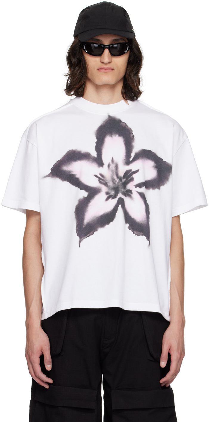 Spencer Badu White Floral T-shirt