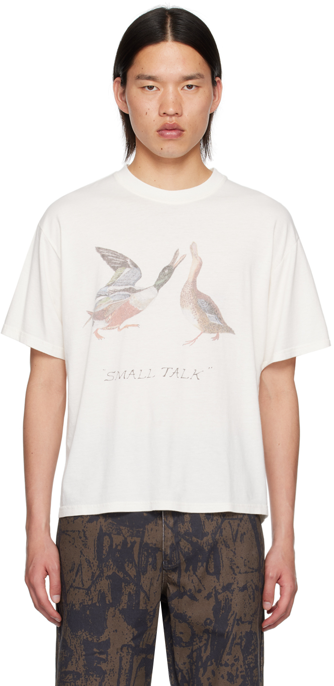 Small Talk Studio Ssense Exclusive White T-shirt