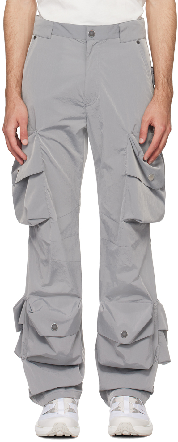 Gray Channel Cargo Pants