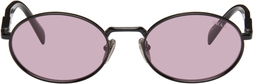 Prada Black Oval Sunglasses