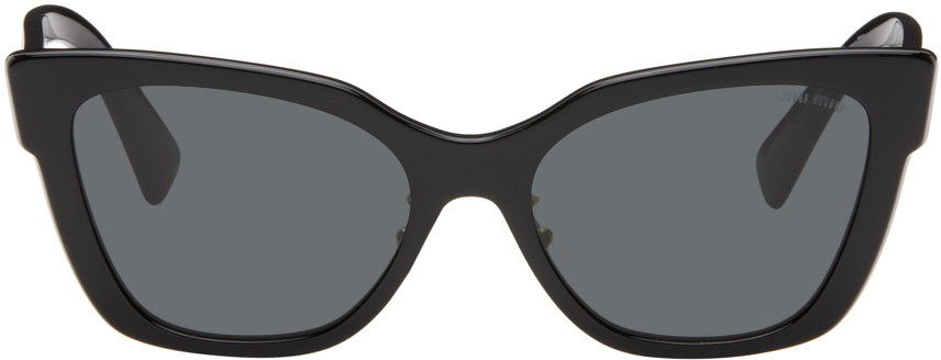 Miu Miu Eyewear White Cat-Eye Sunglasses