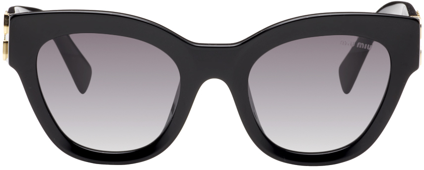 Miu Miu Black Glimpse Sunglasses In 1ab5d1