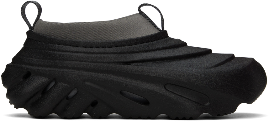 Black Echo Storm Sneakers by Crocs on Sale