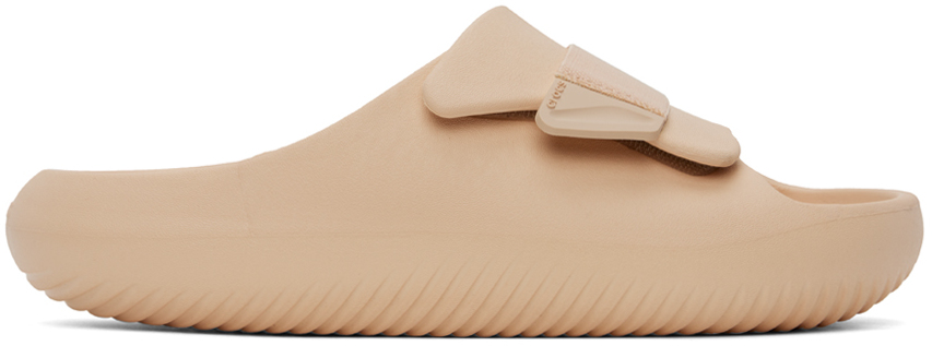 Beige Mellow Luxe Recovery Slides