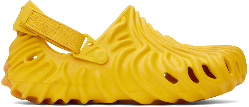 Crocs Yellow Salehe Bembury Edition 'the Pollex' Clogs In Yoke