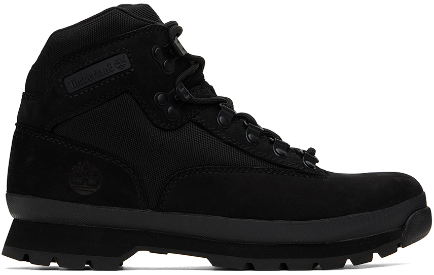 Black Euro Hiker Boots