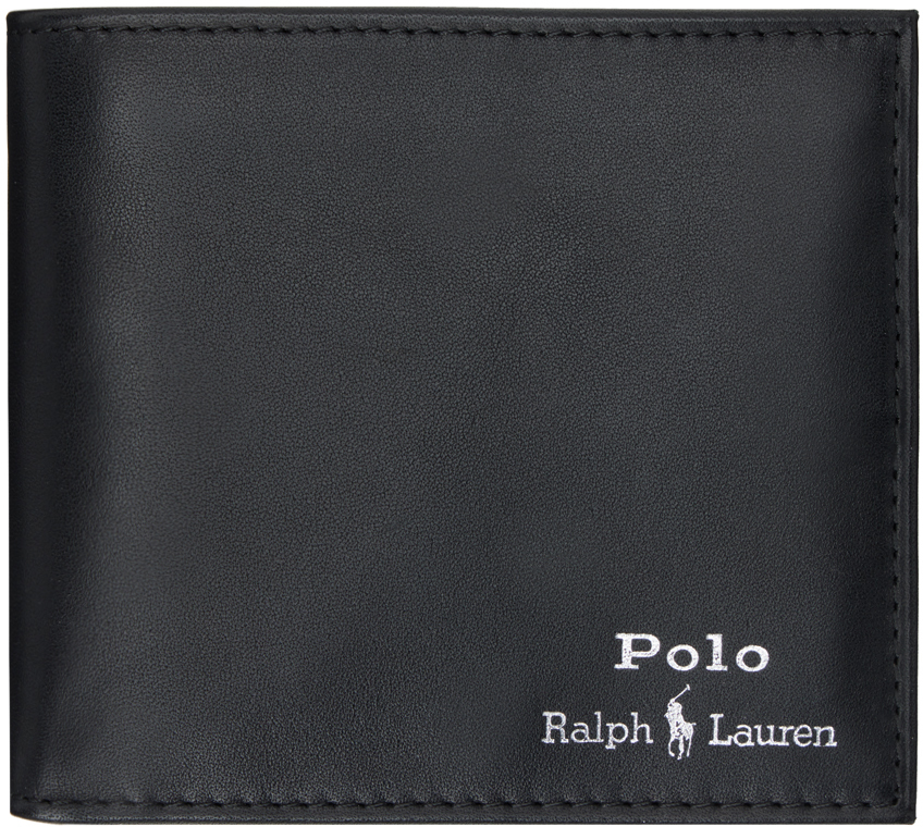 Polo Ralph Lauren Black Suffolk Billfold Wallet