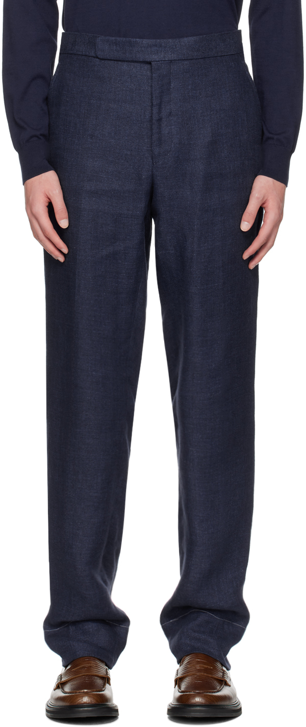 Navy Gregory Trousers