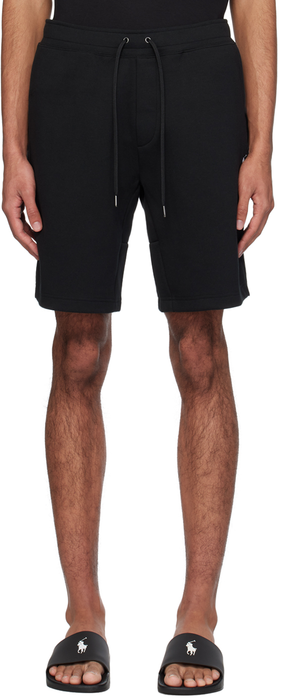 Polo Ralph Lauren Black Drawstring Shorts In Polo Black