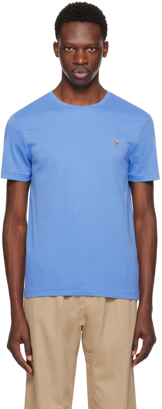 Polo Ralph Lauren Blue Classic Fit T-shirt In Summer Blue