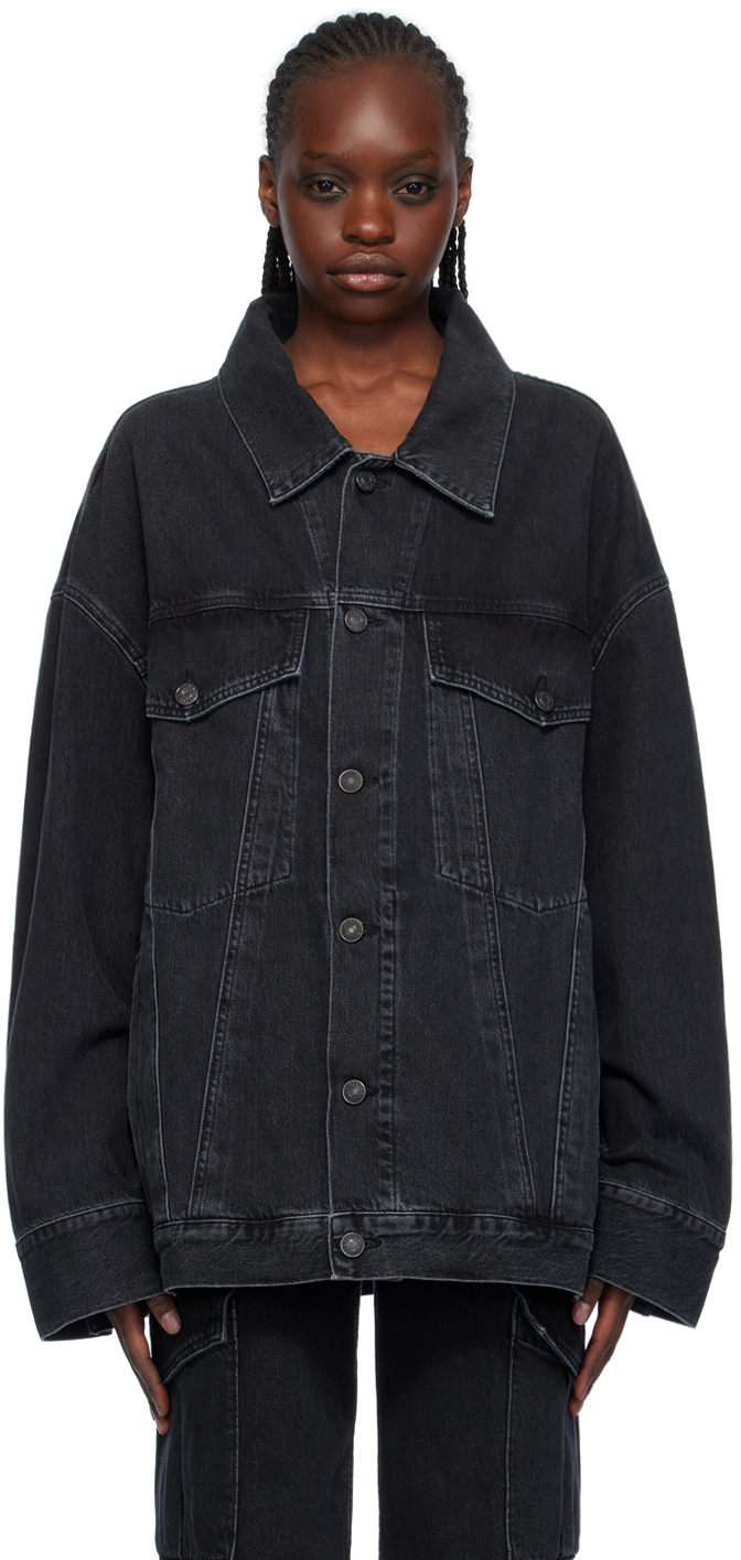 Black Wayne Denim Jacket