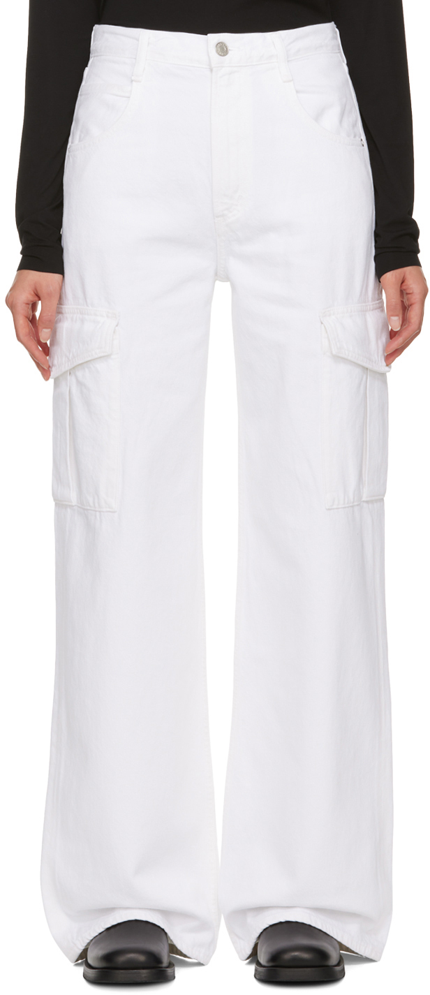 AGOLDE White Minka Jeans SSENSE