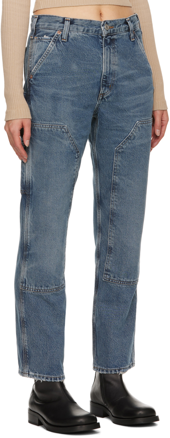Agolde Blue Rami Jeans In Repetition