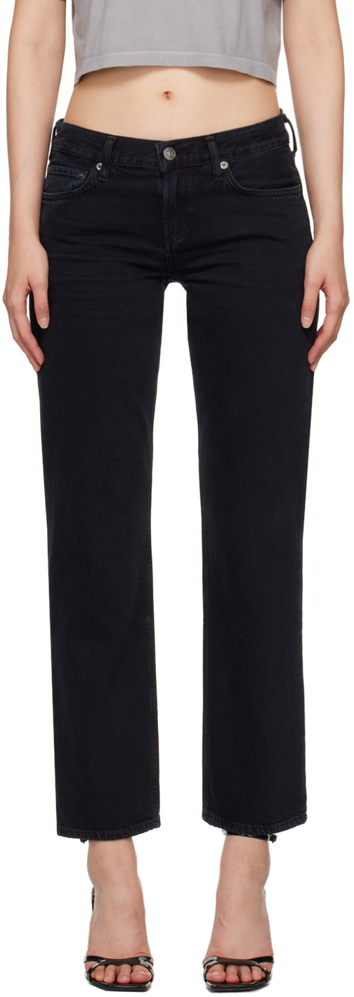 AGOLDE Black Amber Jeans SSENSE