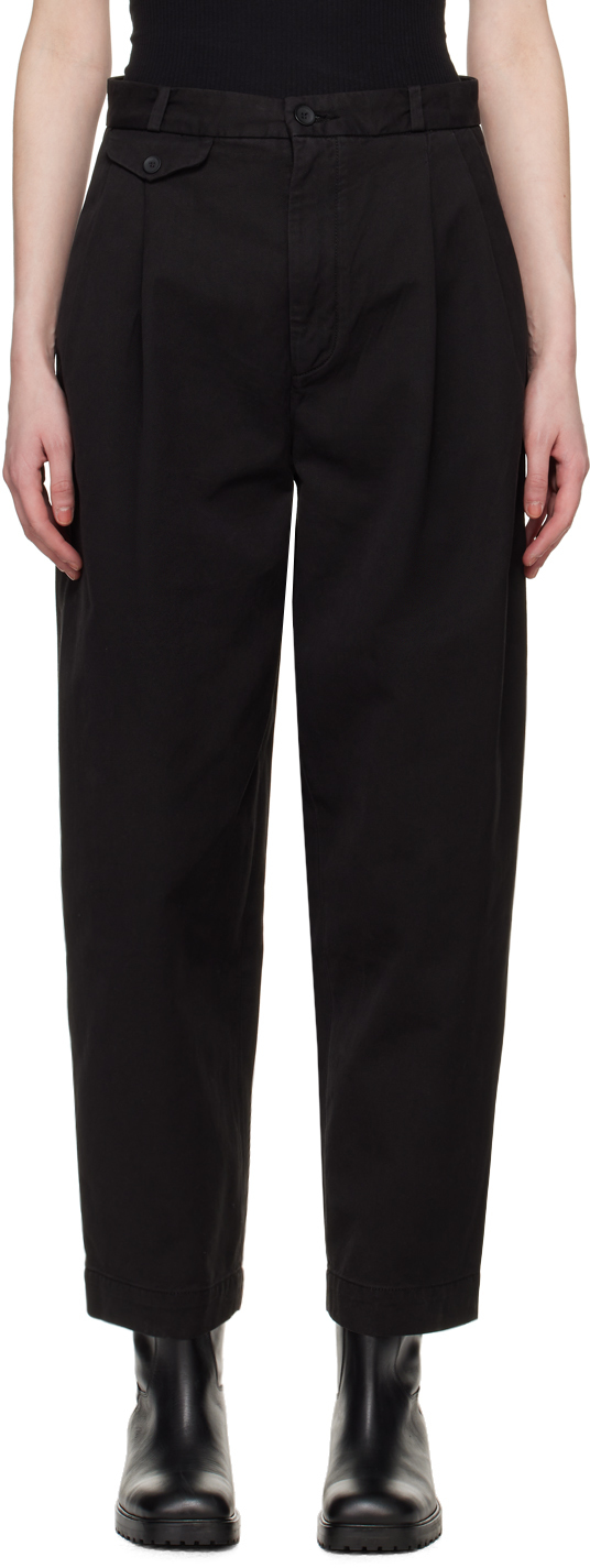 パンツ AGOLDE Women Straight Pants A2491818 ZYR BLACK Cherie high-rise straight jeans in black - Agolde | Mytheresa