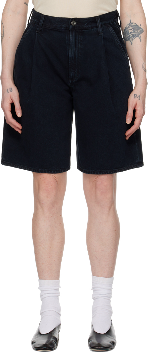 Black Ellis Denim Shorts