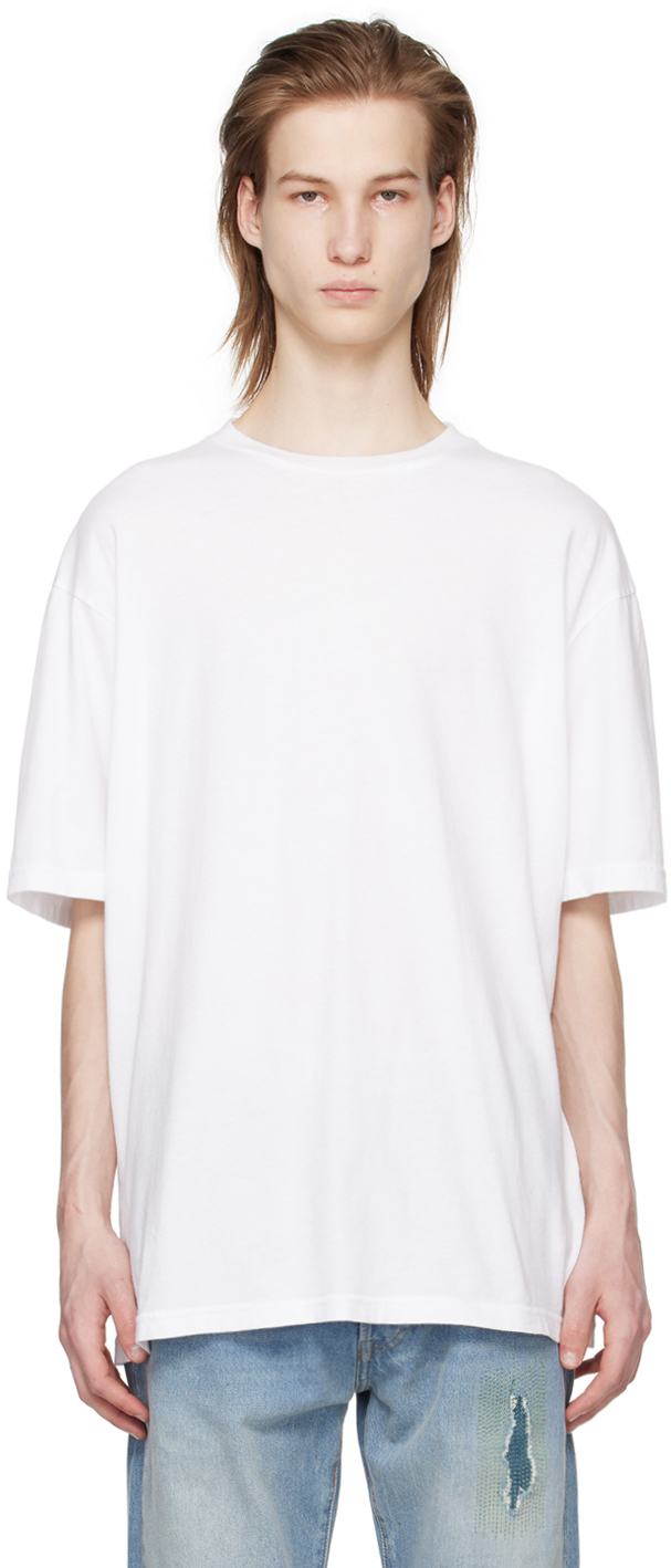 Shop Agolde White Sumner T-shirt In White / Black