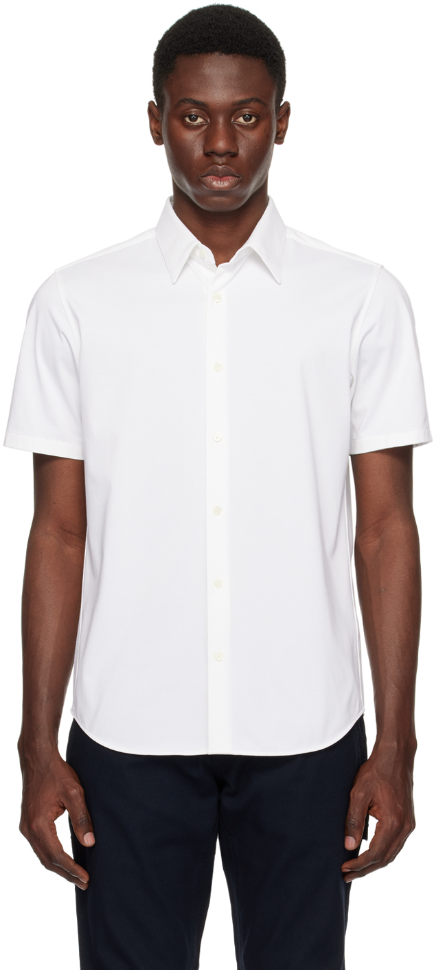 Shop Theory White Irving Shirt