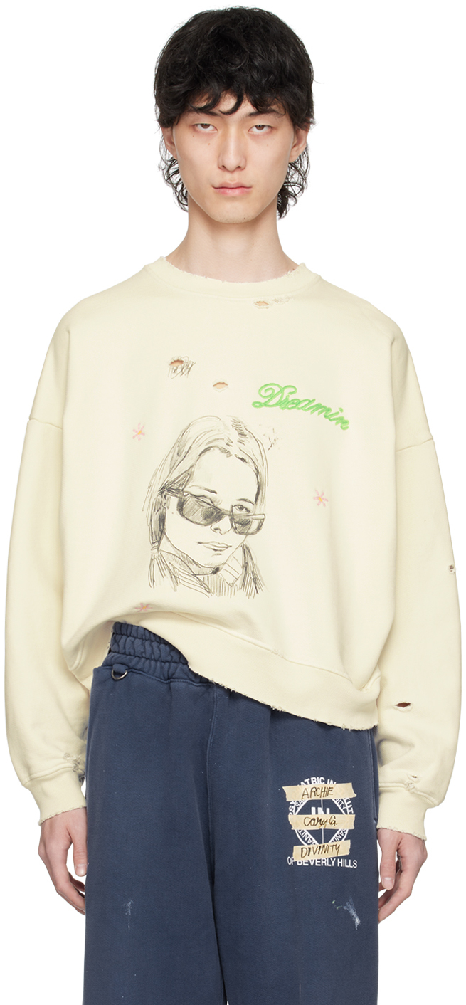 Paly Off-white 'cnyn Country Store' Sweatshirt In Cream