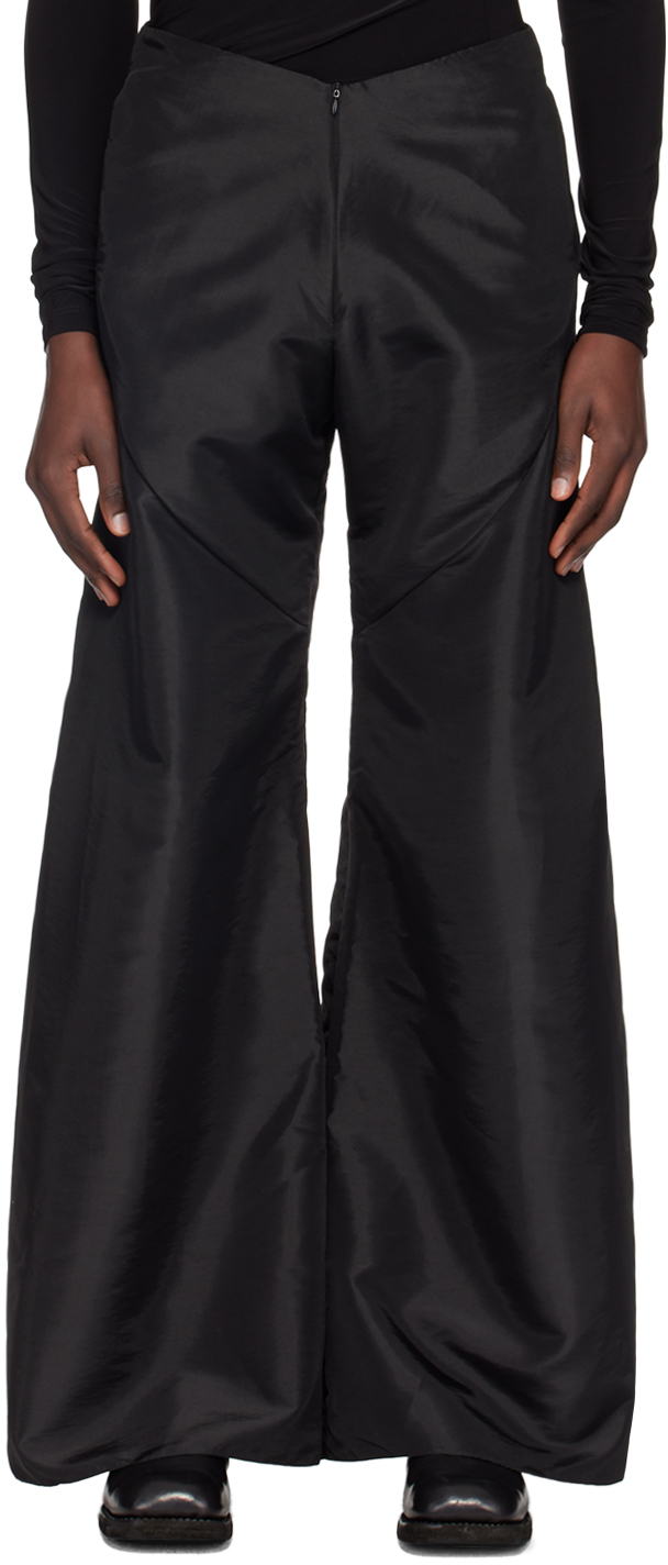 Shop Nuba Black Wide Trousers