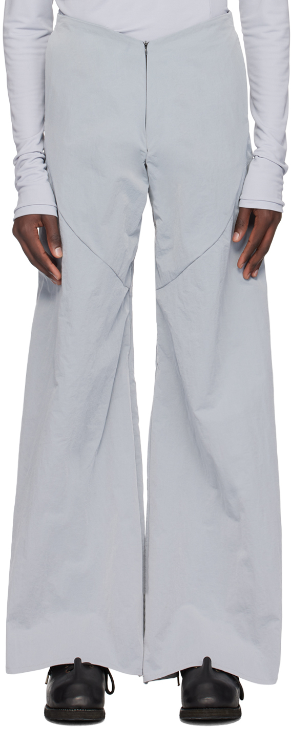 Shop Nuba Ssense Exclusive Gray Trousers In Grey