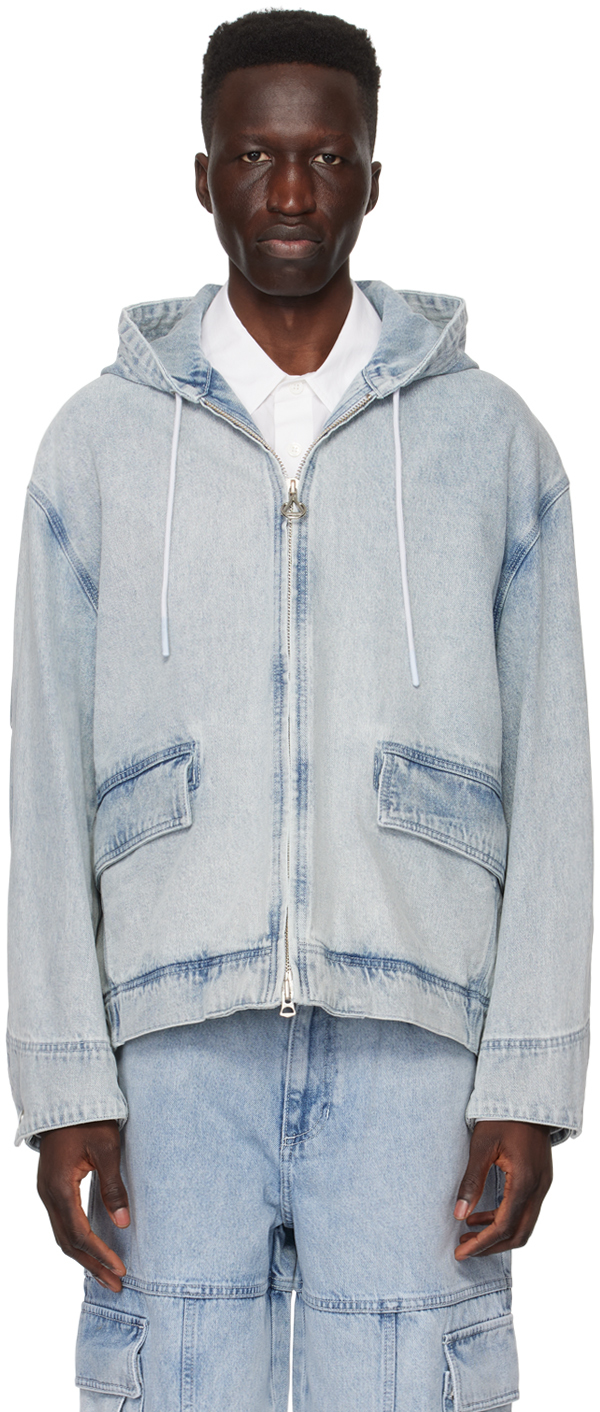 Blue Hood Denim Jacket