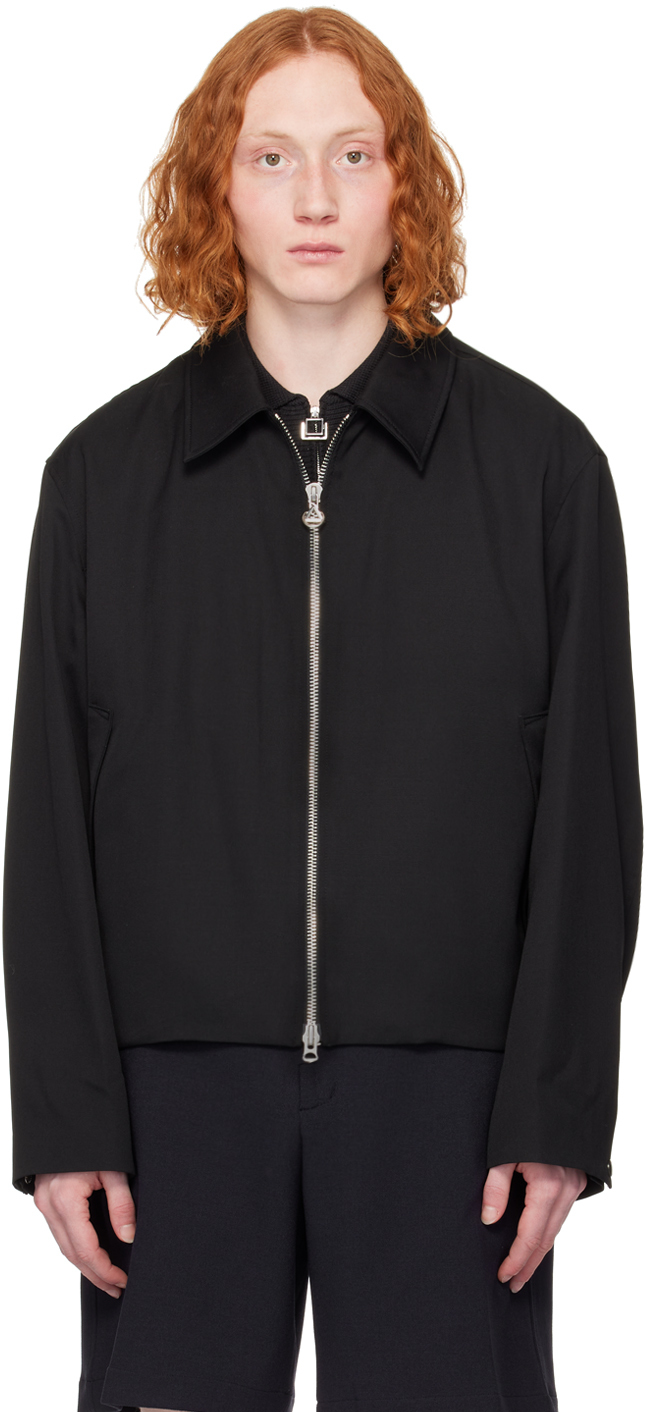 Shop Solid Homme Black Vented Jacket In 315b Black