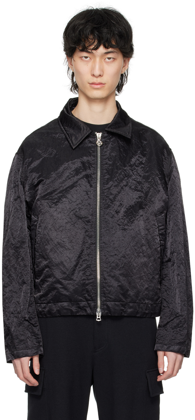 Shop Solid Homme Black Extension Jacket In 350b Black