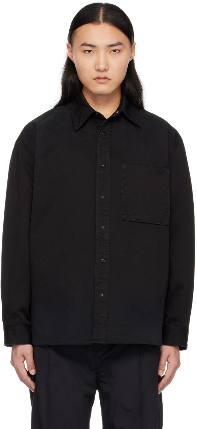 Black Sandwashed Shirt