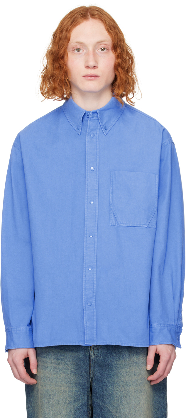 Blue Patch Pocket Shirt