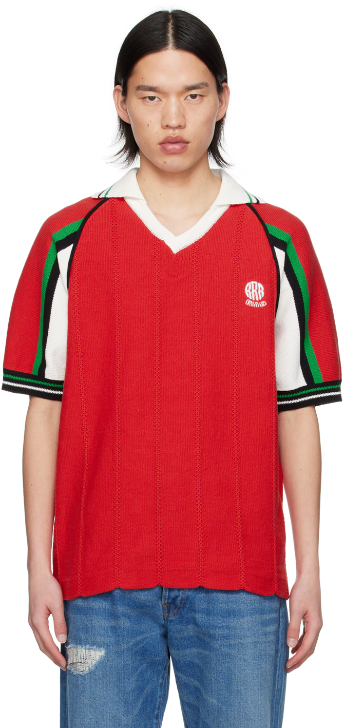 Red Soccer Jersey Polo