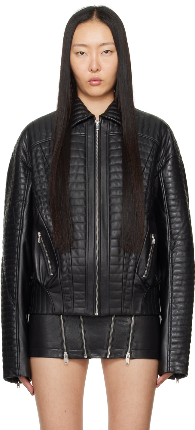 Black Rosa Leather Jacket