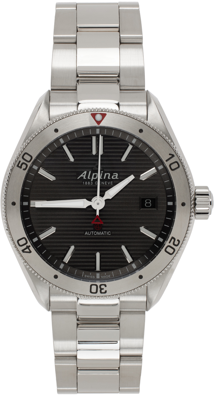 Alpina Silver Alpiner 4 Automatic Watch In White