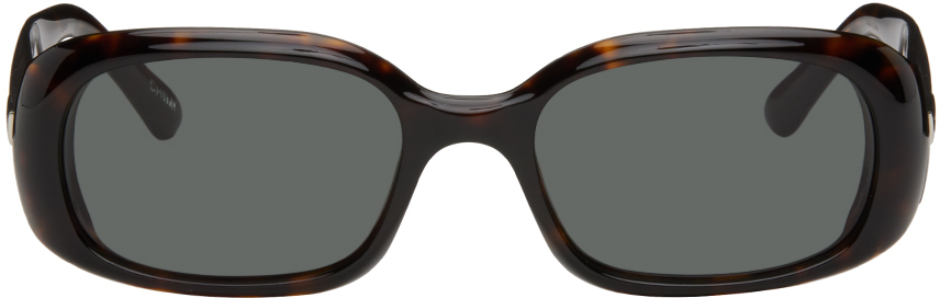 Shop Chimi Brown Lax Sunglasses In Tortoise