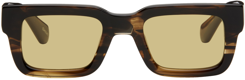 Chimi Brown 05 Sunglasses In Tortoise/yellow