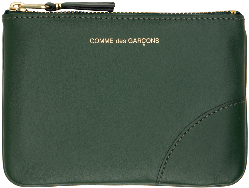 Comme Des Garçons Green Classic Wallet In 5 Bottle Green
